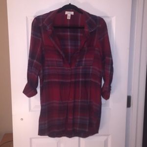 Long flannel